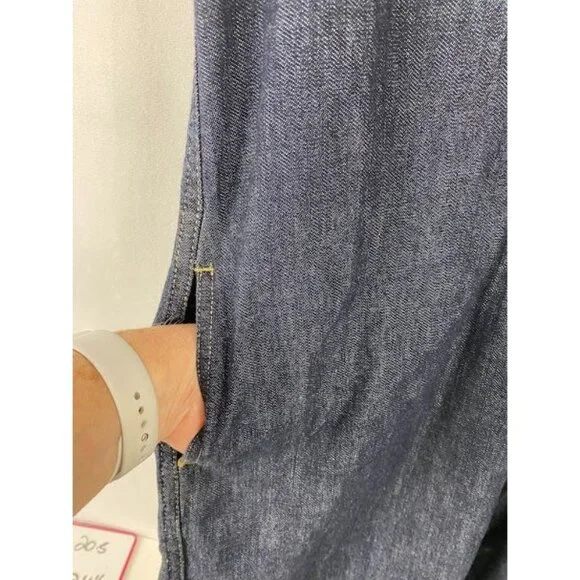 Lauren Ralph Lauren Denim Short‎ Sleeve Shift Dress Women's Small - Picture 8 of 14